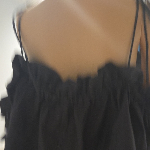 ASOS Black Off-Shoulder Ruffle Blouse - Picture 4 of 8